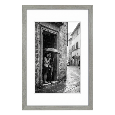 Hudson Picture Frame — 16x24 / Grey Wood / 12x18