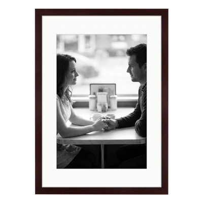 Hudson Picture Frame — 24x34 / Mahogany / 20x30