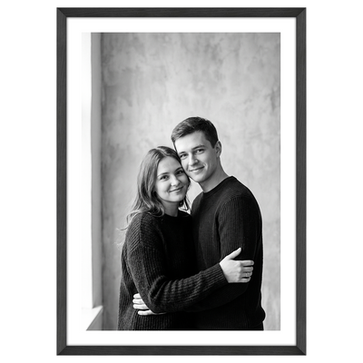 Hudson Picture Frame — 28x40 / Black / 24x36