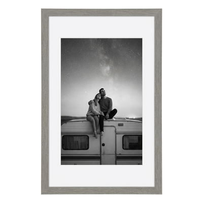 Hudson Picture Frame — 28x40 / Grey Wood / 24x36