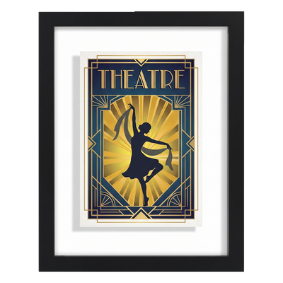 Signature Float Black Matted Engineered Wood Picture Frame — 9.5x12.5 / Black