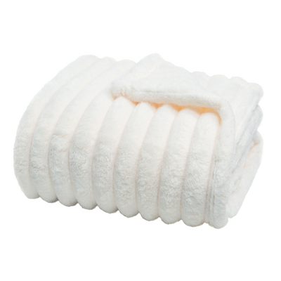 Throw Blanket | Faux Fur - 60x80 - White — Default Title