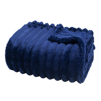 Throw Blanket | Faux Fur - 60x80 - Blue — Default Title