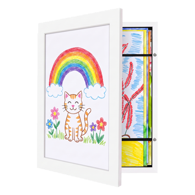 My Mini Masterpiece 8.5x11 Tabletop Picture Frame — 8.5x11 / White