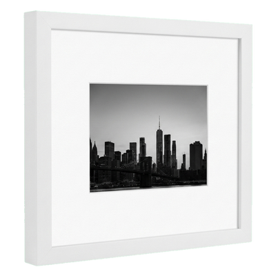 Soho Matted Picture Frame — 8x12 / White