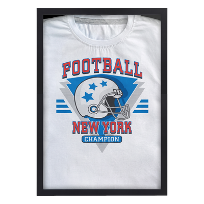 Silhouette T-Shirt Shadow Box — 13.5x20 / Black