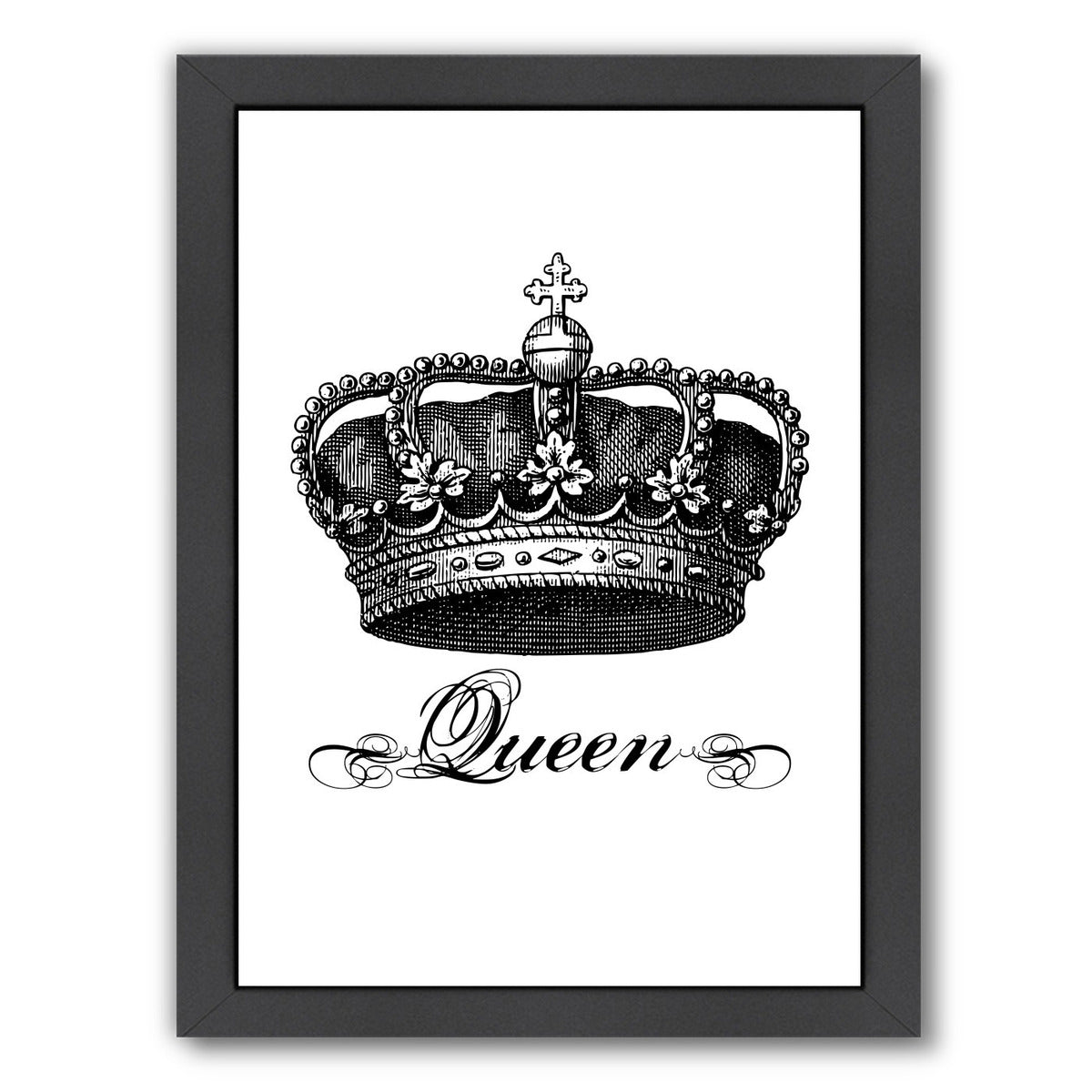 Crown Queen by Amy Brinkman - Framed Print