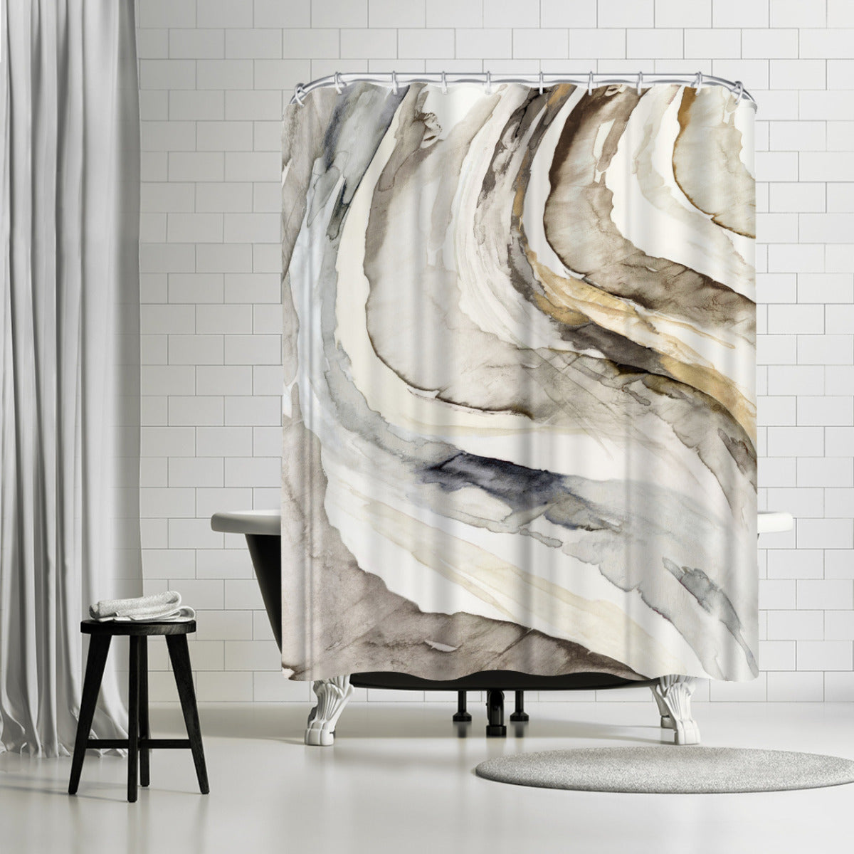 Creative Shower Curtain - Polyester - 5 Styles - ApolloBox