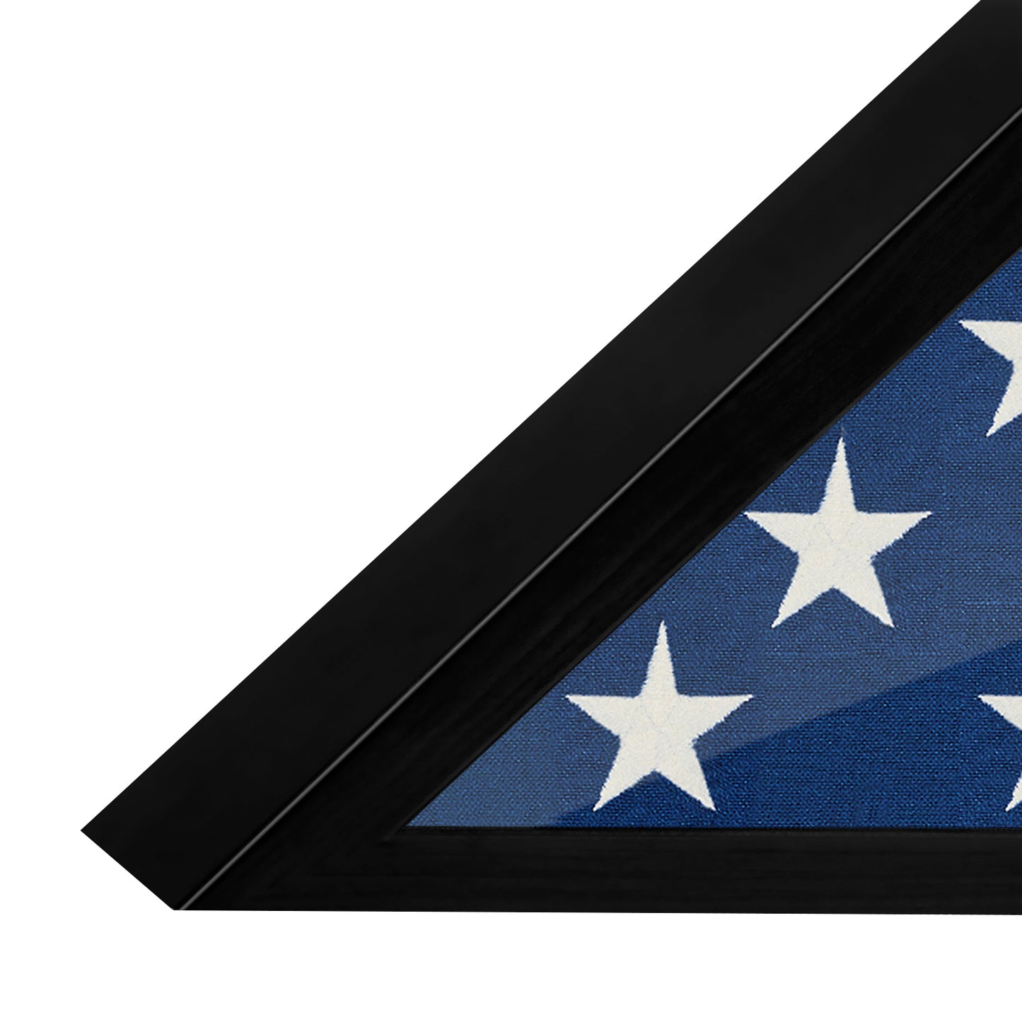 Burial Flag Display Case - Memorial Frame for Veterans