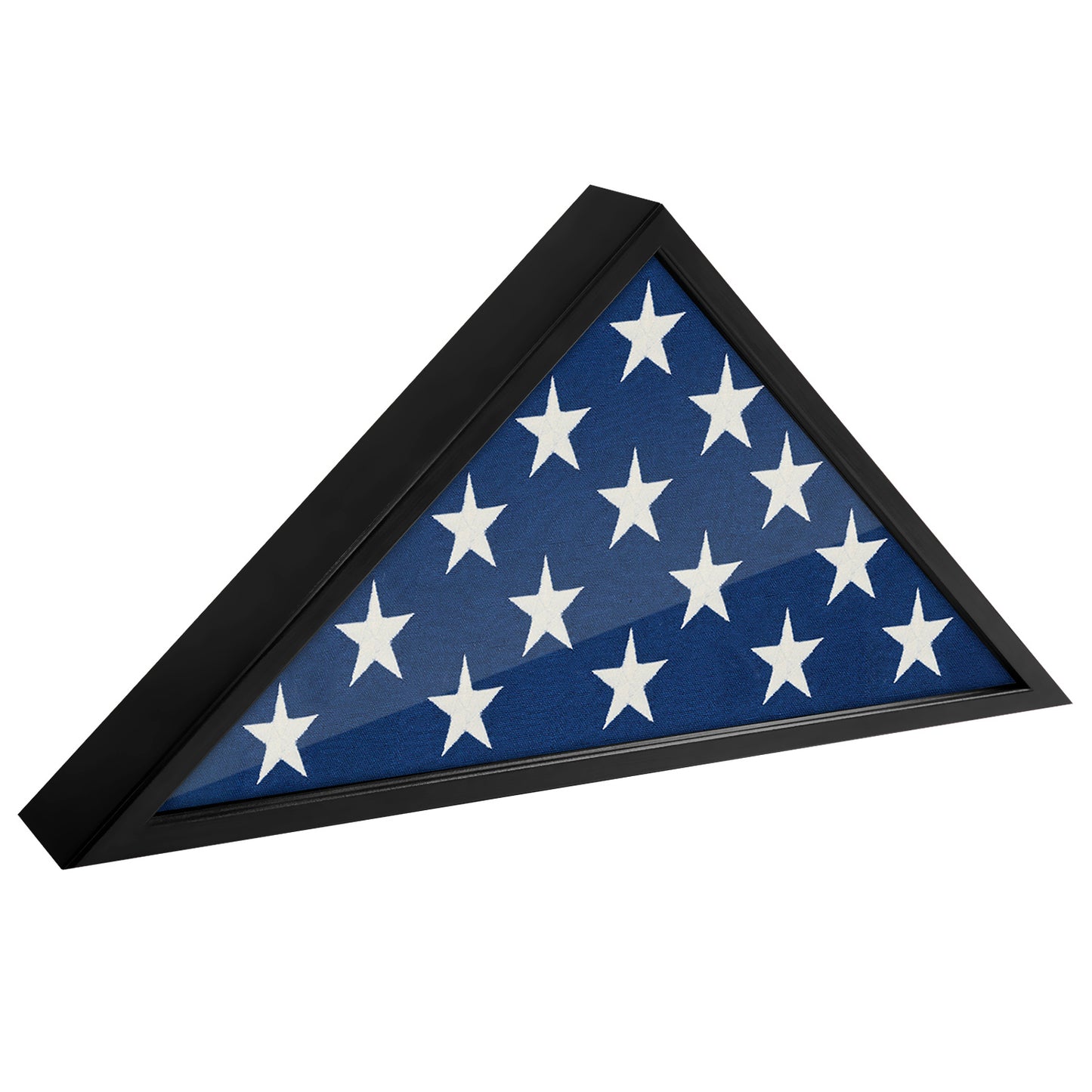 Burial Flag Display Case - Memorial Frame for Veterans