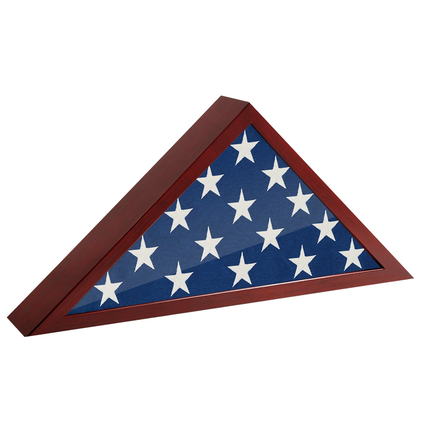 Burial Flag Display Case - Memorial Frame for Veterans