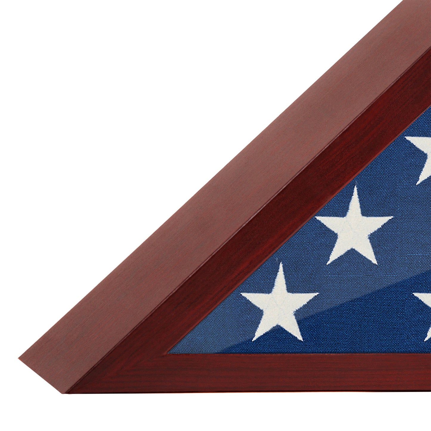 Burial Flag Display Case - Memorial Frame for Veterans