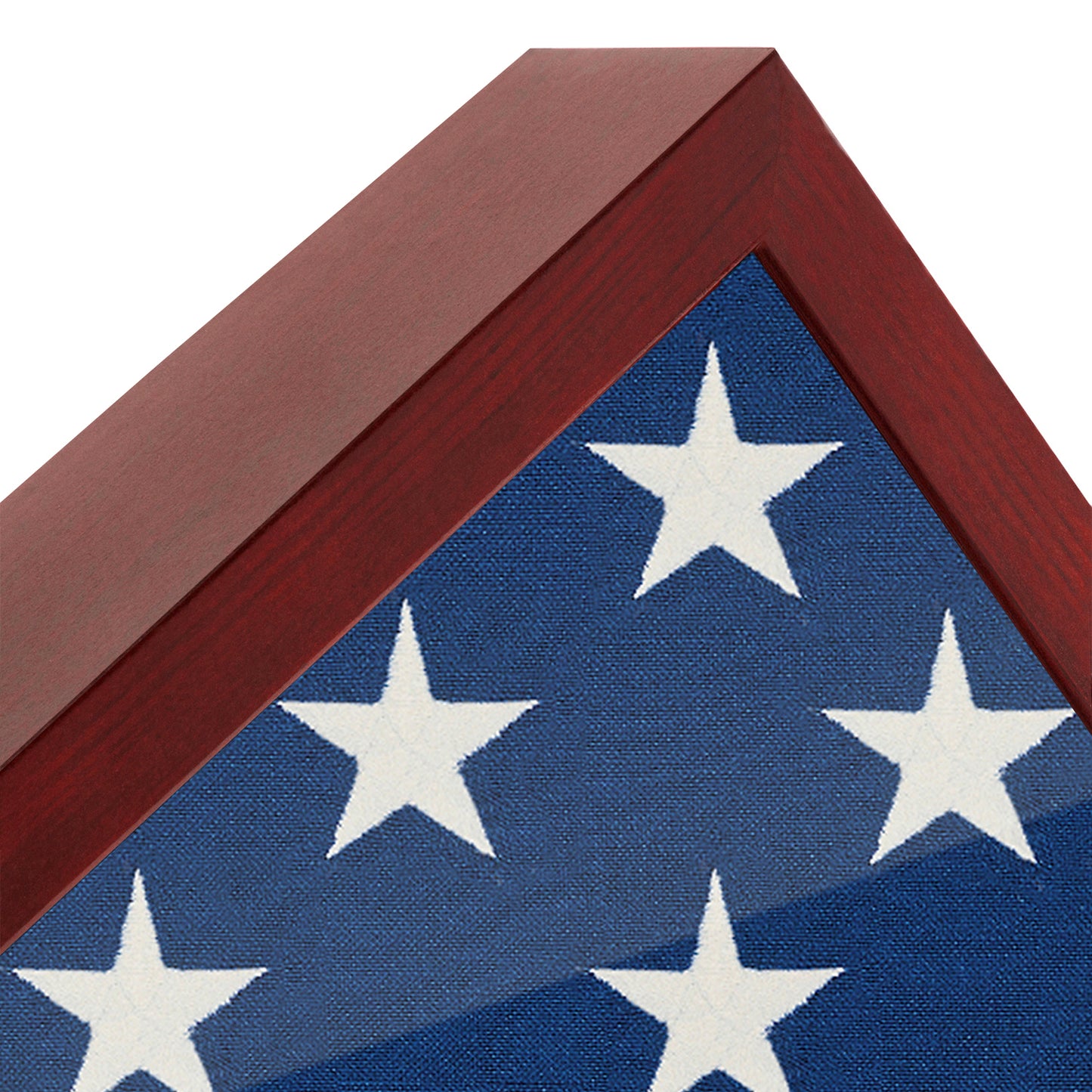Burial Flag Display Case - Memorial Frame for Veterans