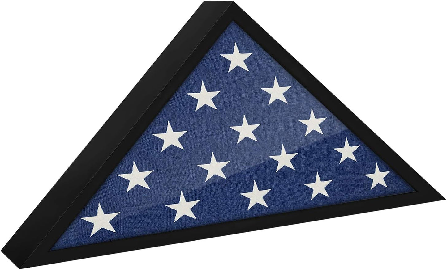 Burial Flag Display Case - Memorial Frame for Veterans