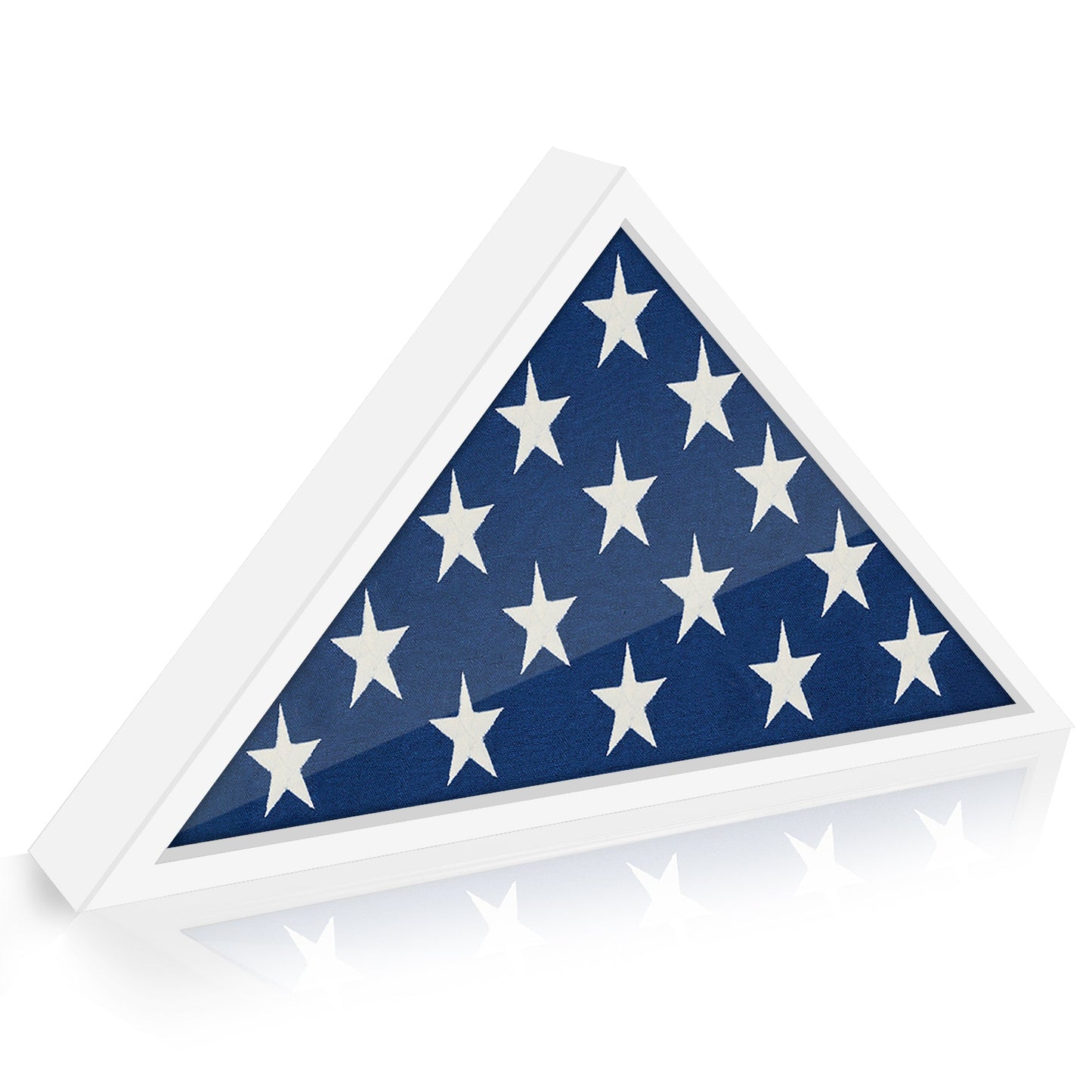 Burial Flag Display Case - Memorial Frame for Veterans