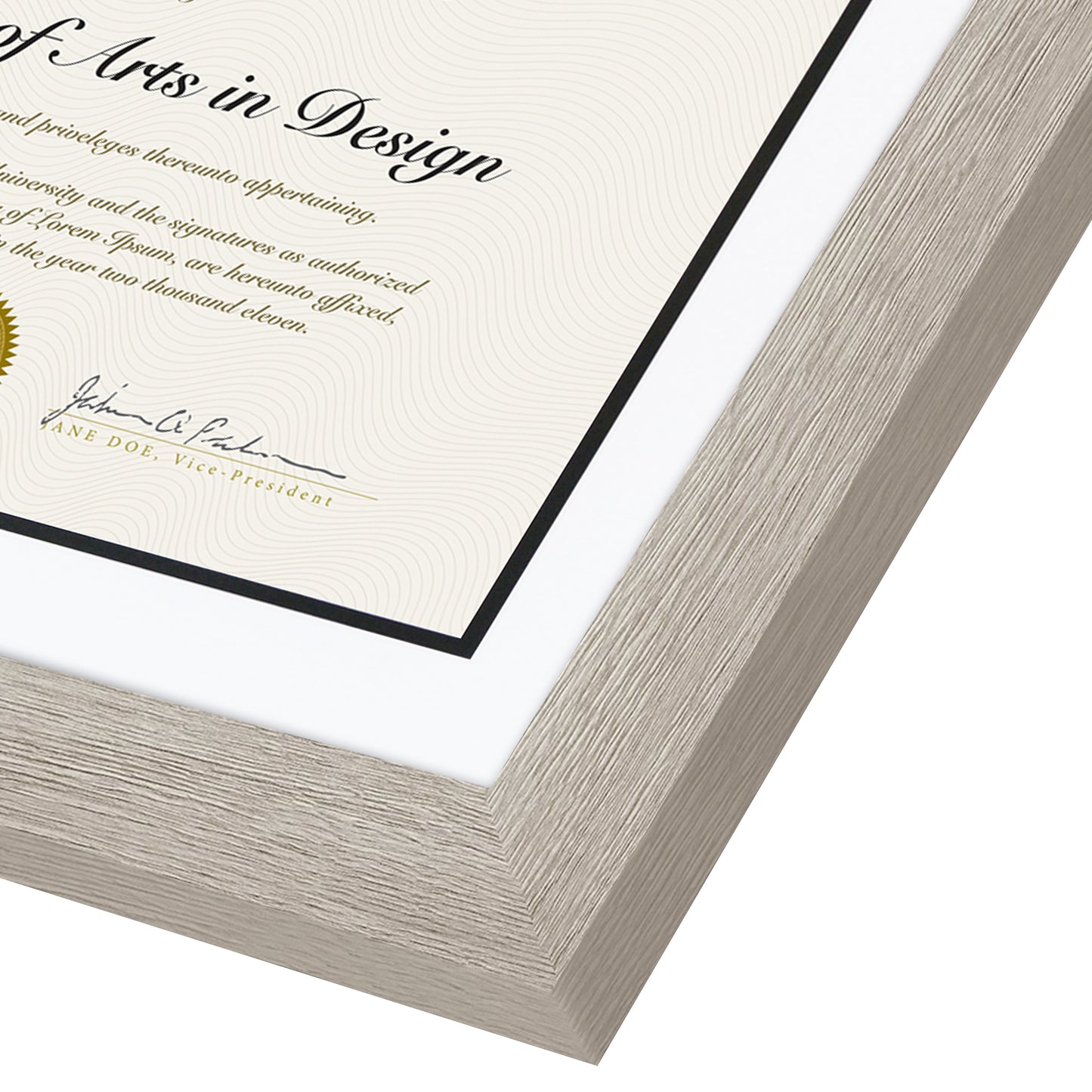 11x18 Diploma Frame with 5x7 Picture Frame Duo | Choose Color