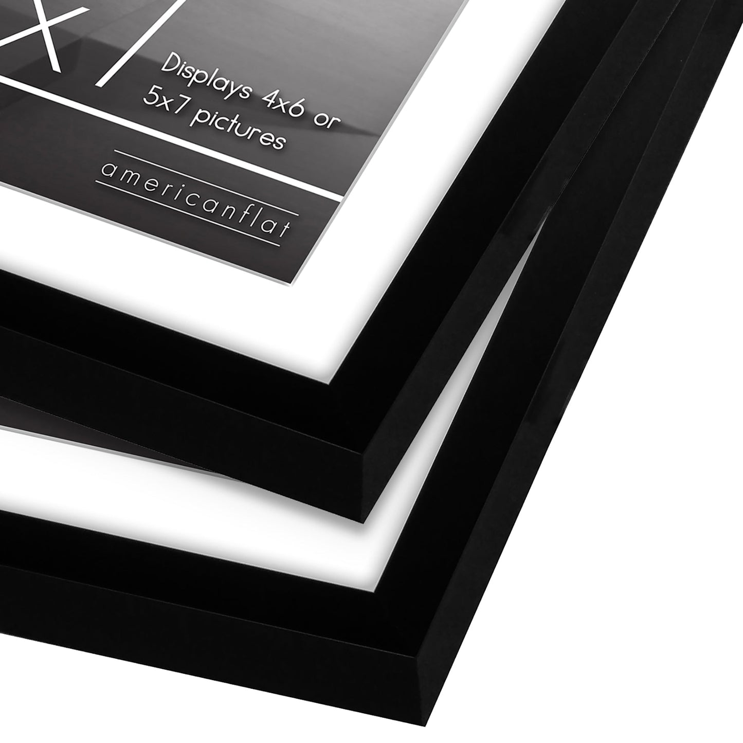 Picture Frame | Set of 2 | Slim Molding | Streamline Collection