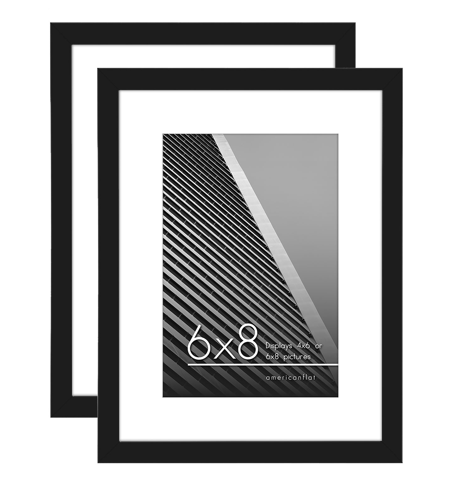 Picture Frame | Set of 2 | Slim Molding | Streamline Collection
