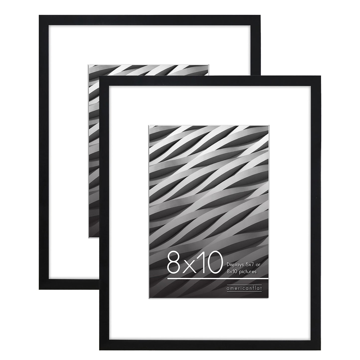 Picture Frame | Set of 2 | Slim Molding | Streamline Collection