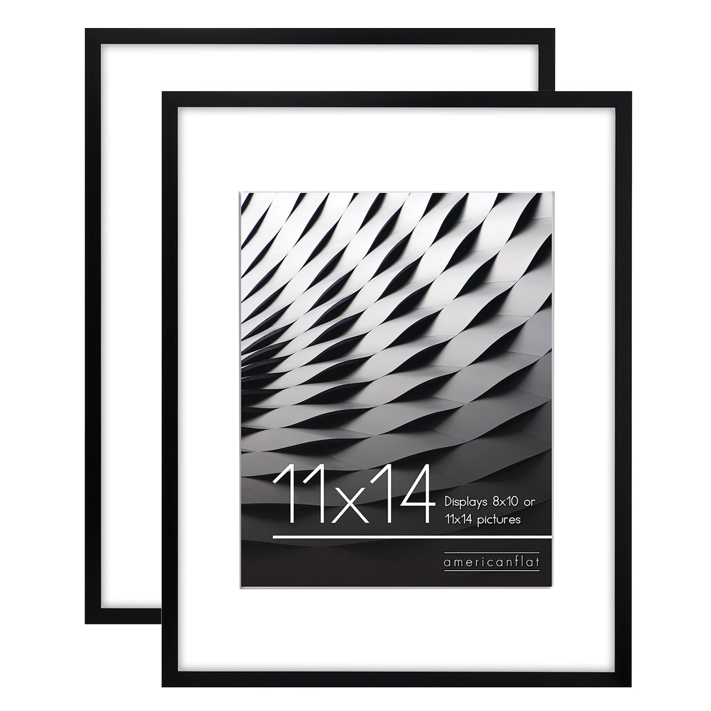 Picture Frame | Set of 2 | Slim Molding | Streamline Collection
