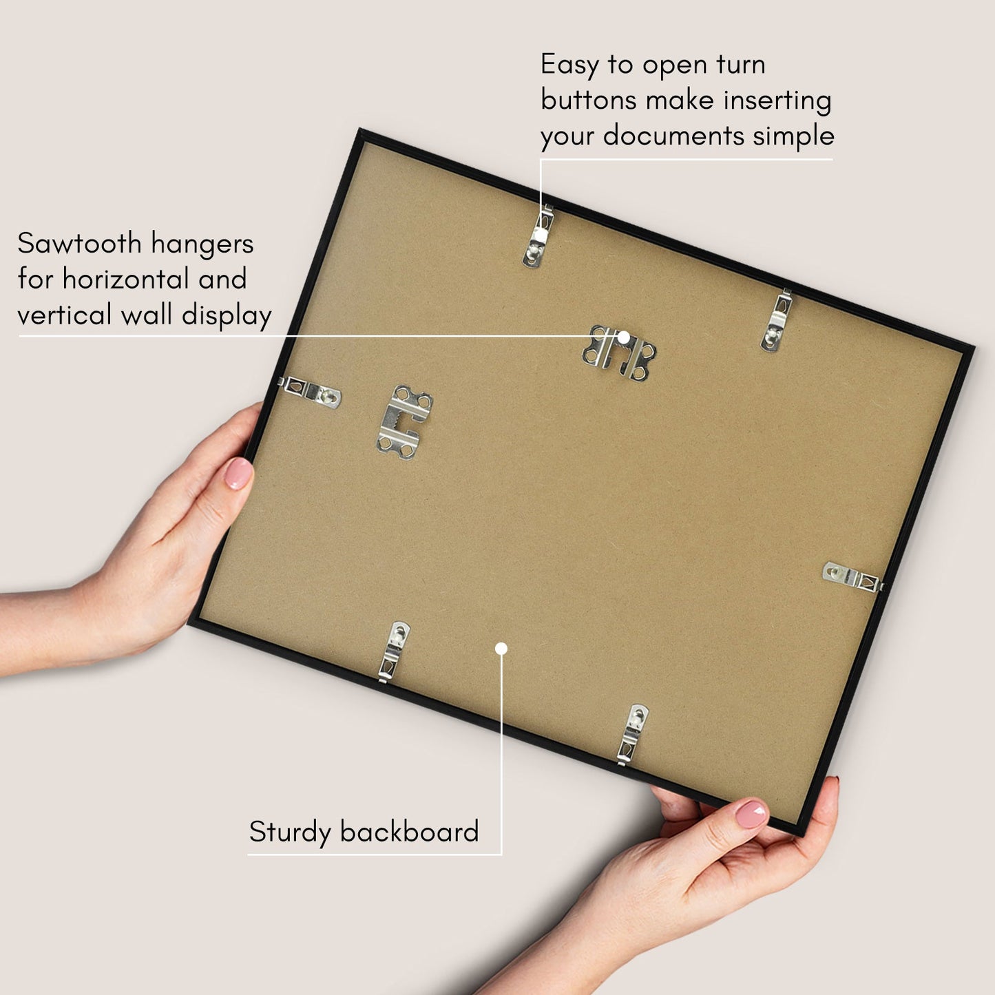 Picture Frame | Set of 2 | Slim Molding | Streamline Collection