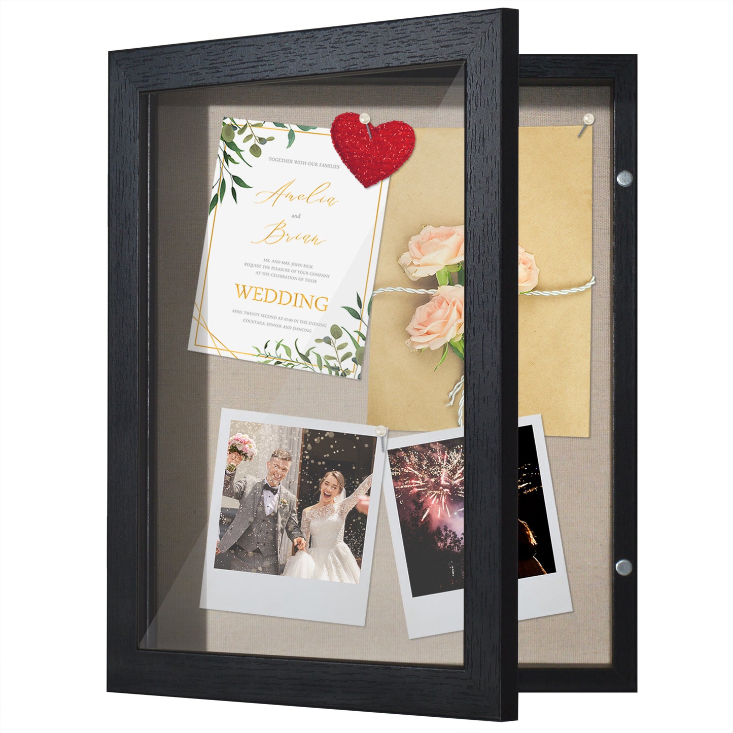 Shadow Box Keepsake Frame with Door | Silhouette Collection