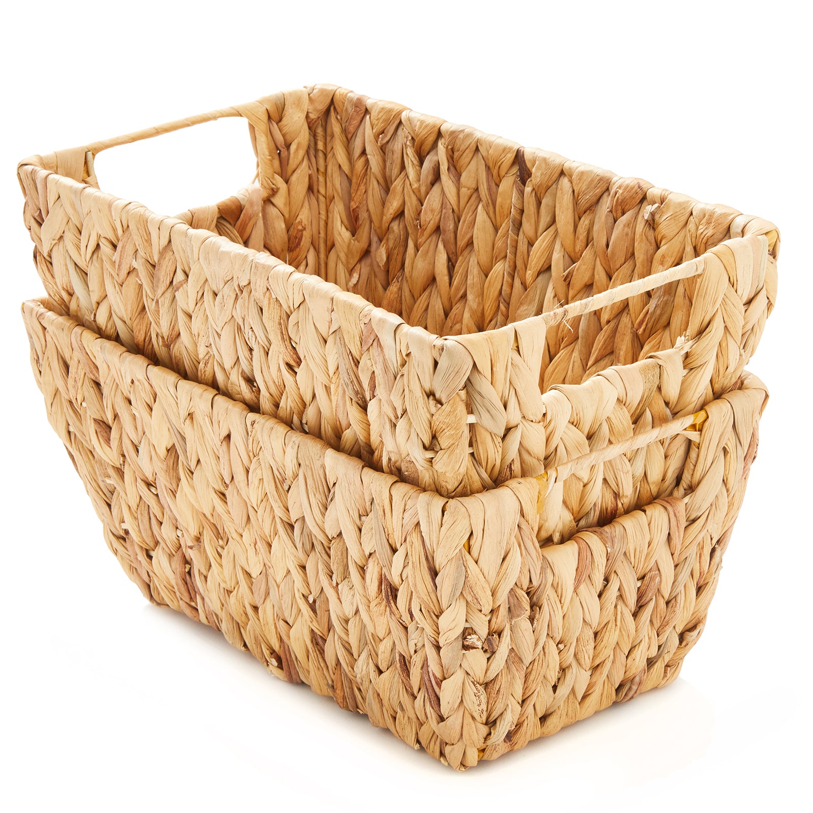 Natural Water Hyacinth 7-Piece Storage Basket Set