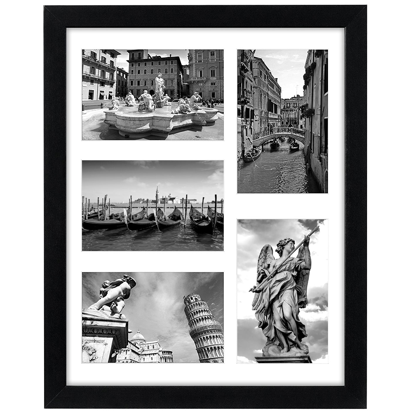 Americanflat 8x20 Collage Picture Frame, Four 4x6 Picture Displays, Black -  Bed Bath & Beyond - 21692954