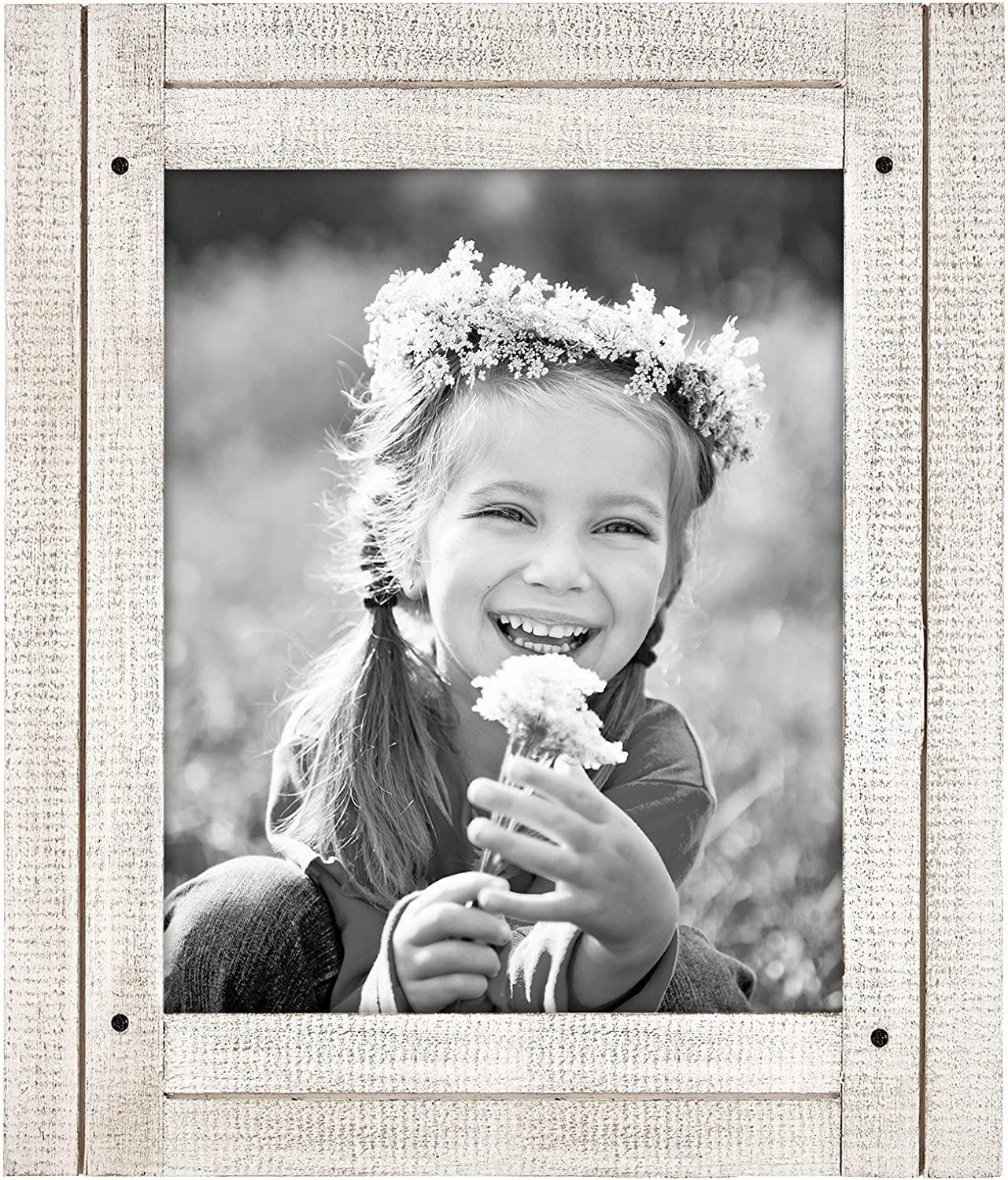 Rustic Picture Frame with Distressed Molding | Hampton Collection