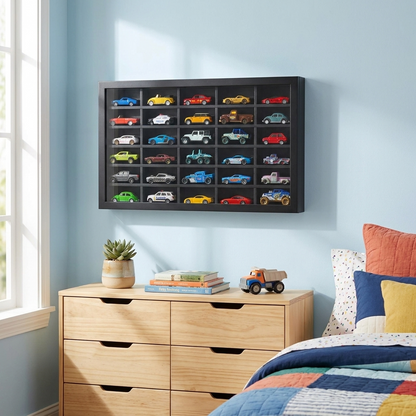 Toy car display case lifestyle 1