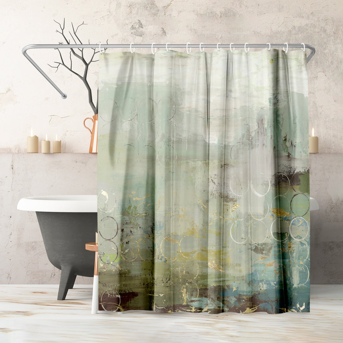 Liability I by PI Creative Art Shower Curtain