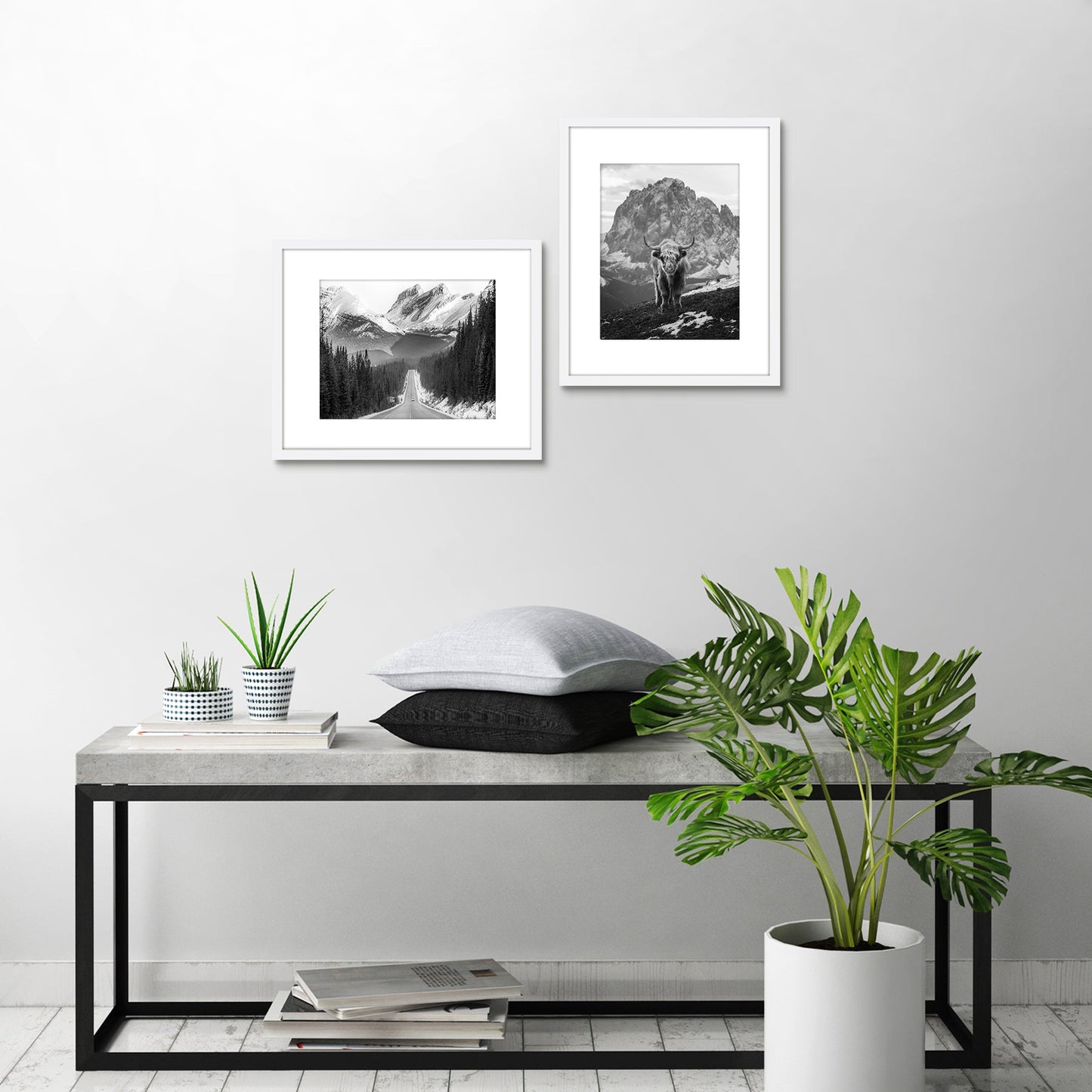 Americanflat Galleria Picture Frames | Set of 2 | With Mat | Acrylic