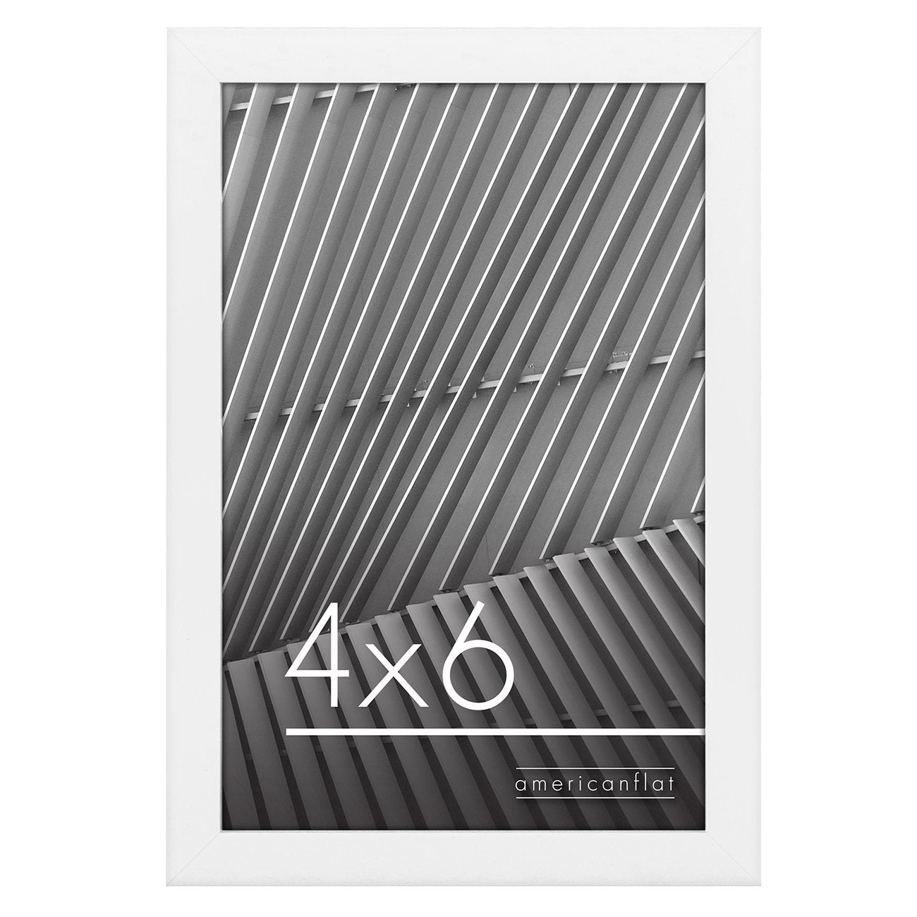 Picture Frame | Includes Mat | Slim Molding | Streamline Collection