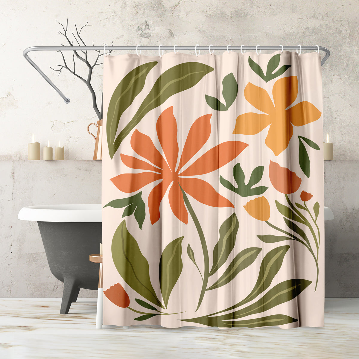 A Warm Day by Lunette Parul - Shower Curtain