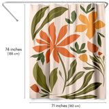 A Warm Day by Lunette Parul - Shower Curtain