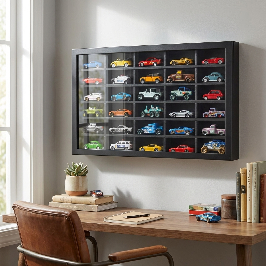 Toy car display case lifestyle 3