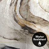 71x74 Abstract Shower Curtain with 12 Metal Grommets | Grey