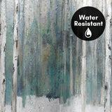 71x74 Abstract Shower Curtain with 12 Metal Grommets | Winters Trail