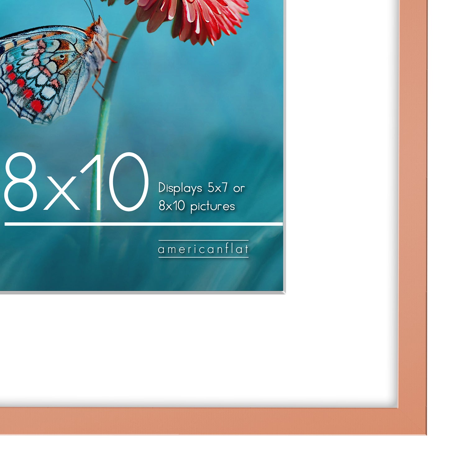 Aluminum Picture Frame | Brooklyn Portrait Collection |Modern - Premium Quality