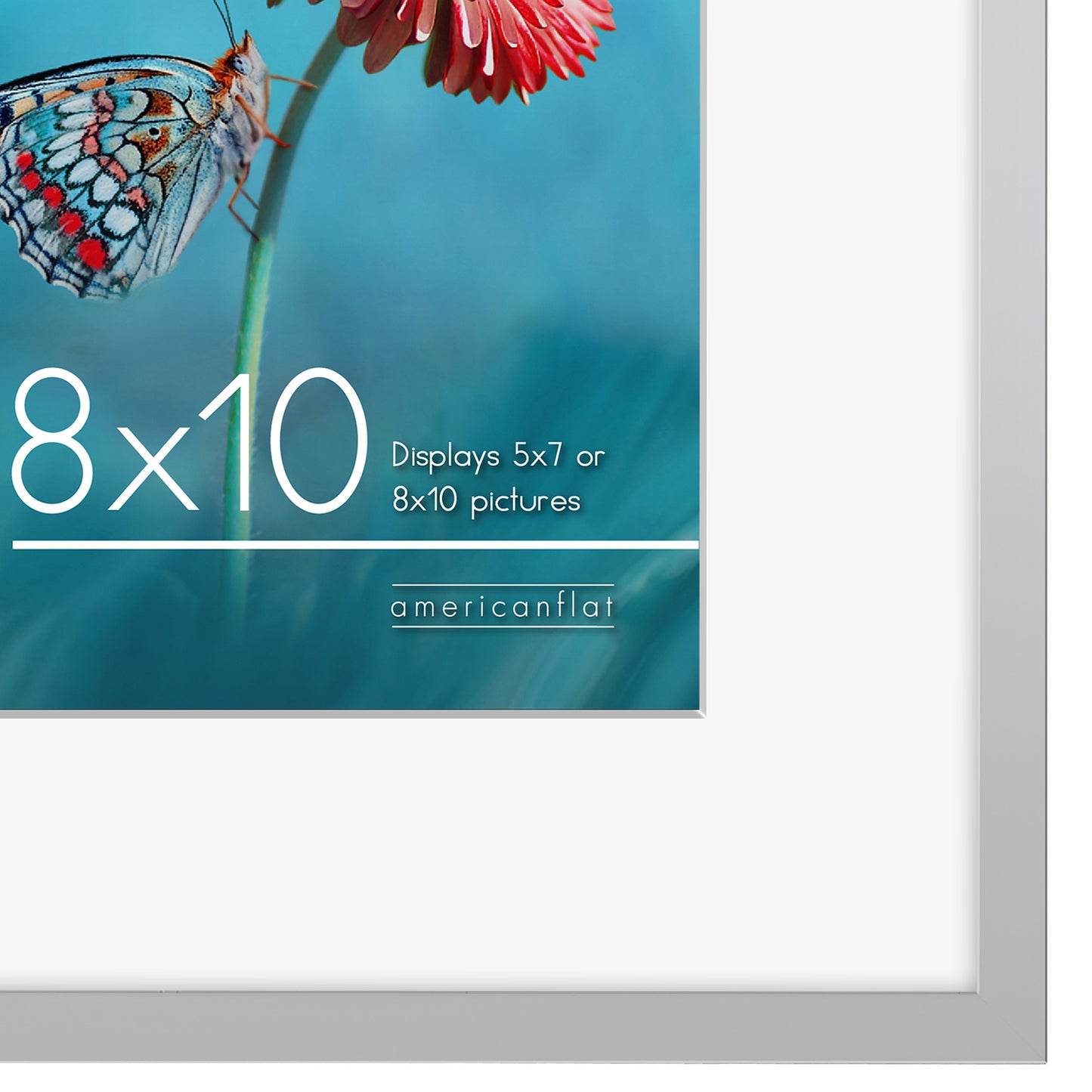 Aluminum Picture Frame | Brooklyn Portrait Collection |Modern - Premium Quality