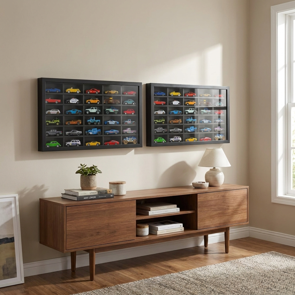 Toy car display case lifestyle 4