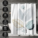 71x74 Floral Shower Curtain with 12 Metal Grommets | Forest Friends