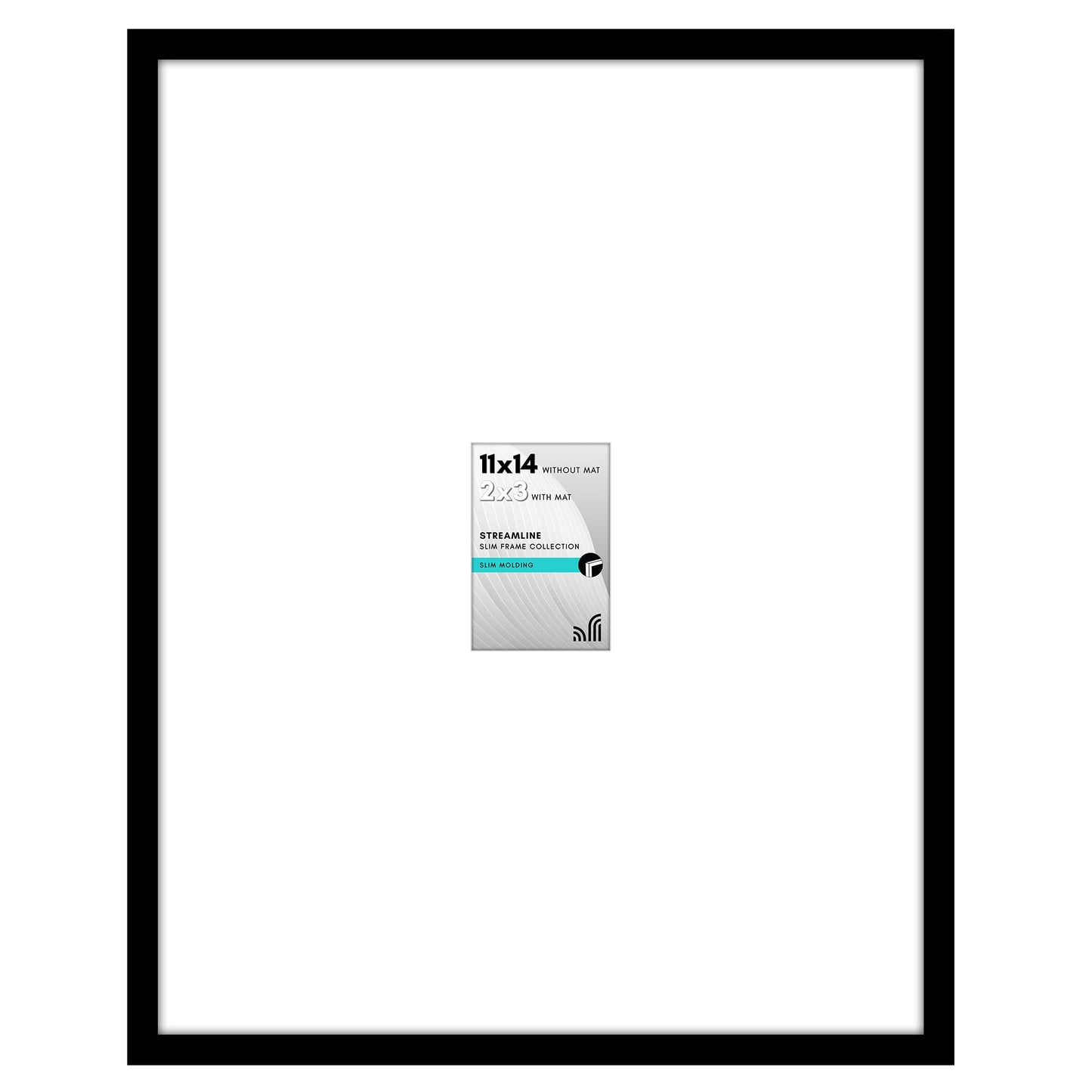 Thin Border Picture Frame | Shatter-Resistant Plexiglass | Wall Art Display