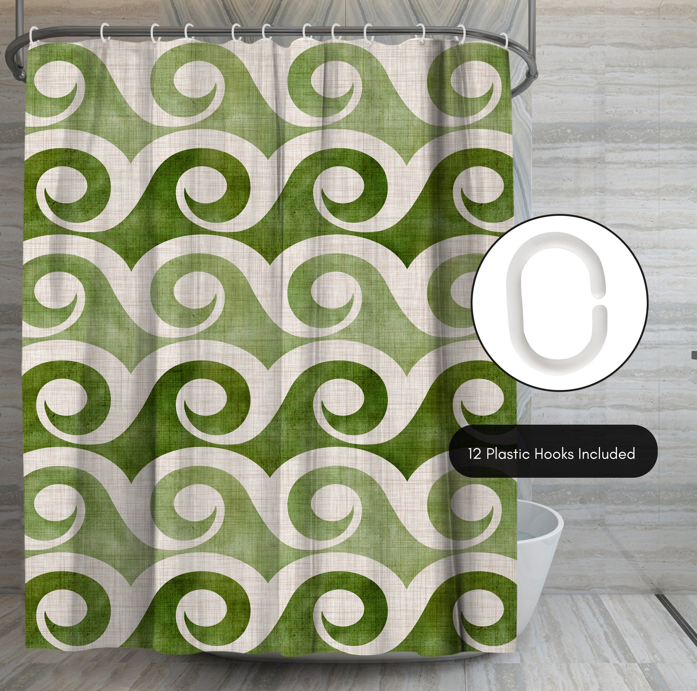 Abstraction- Codependency- Shower hotsell Curtain