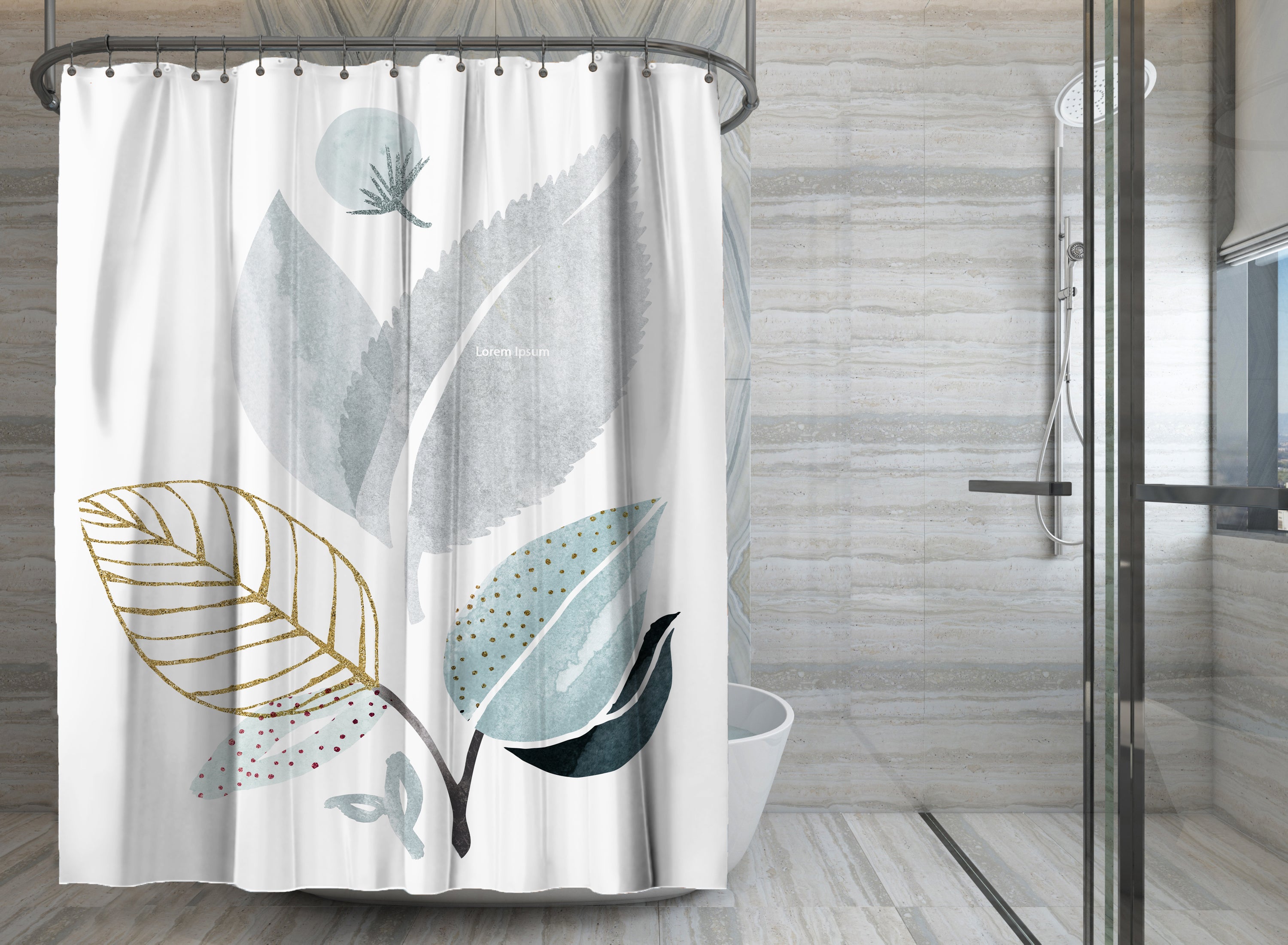 Thai Tattoo Design Shower Curtain 'Thai Green Carp' buying New Retro Perfect Bathroom Decor 71