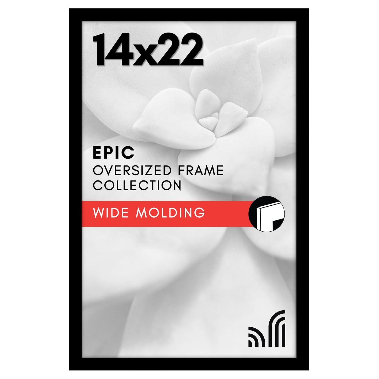 Gallery Poster Frame with Wood Grain Finish | Epic Collection