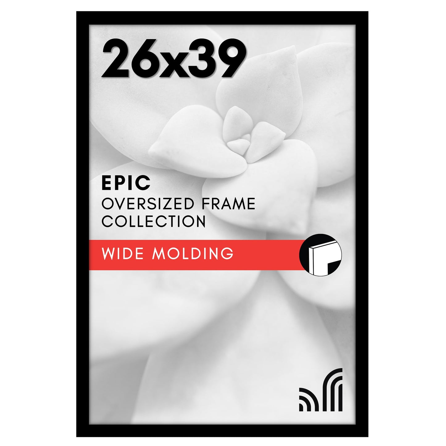 Gallery Poster Frame with Wood Grain Finish | Epic Collection