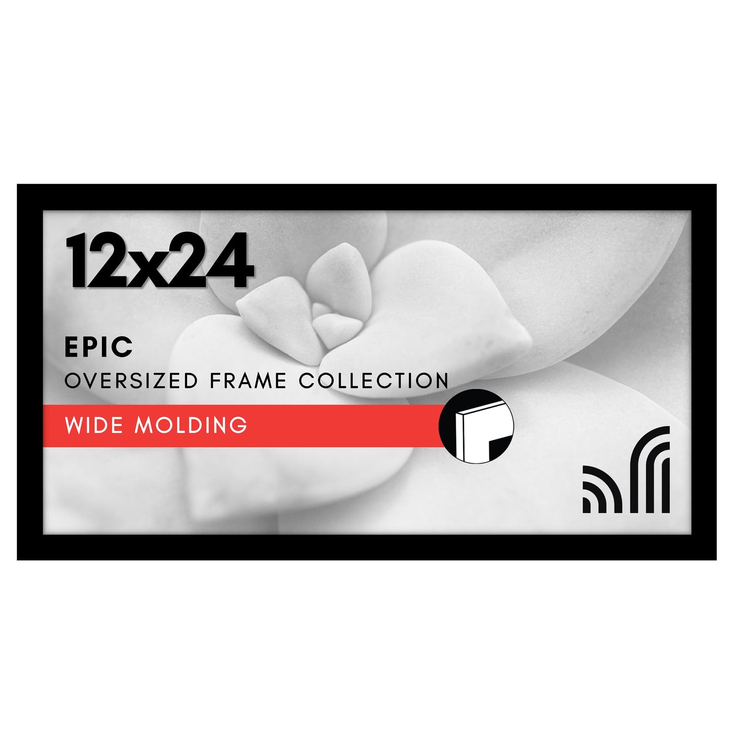 Gallery Poster Frame with Wood Grain Finish | Epic Collection