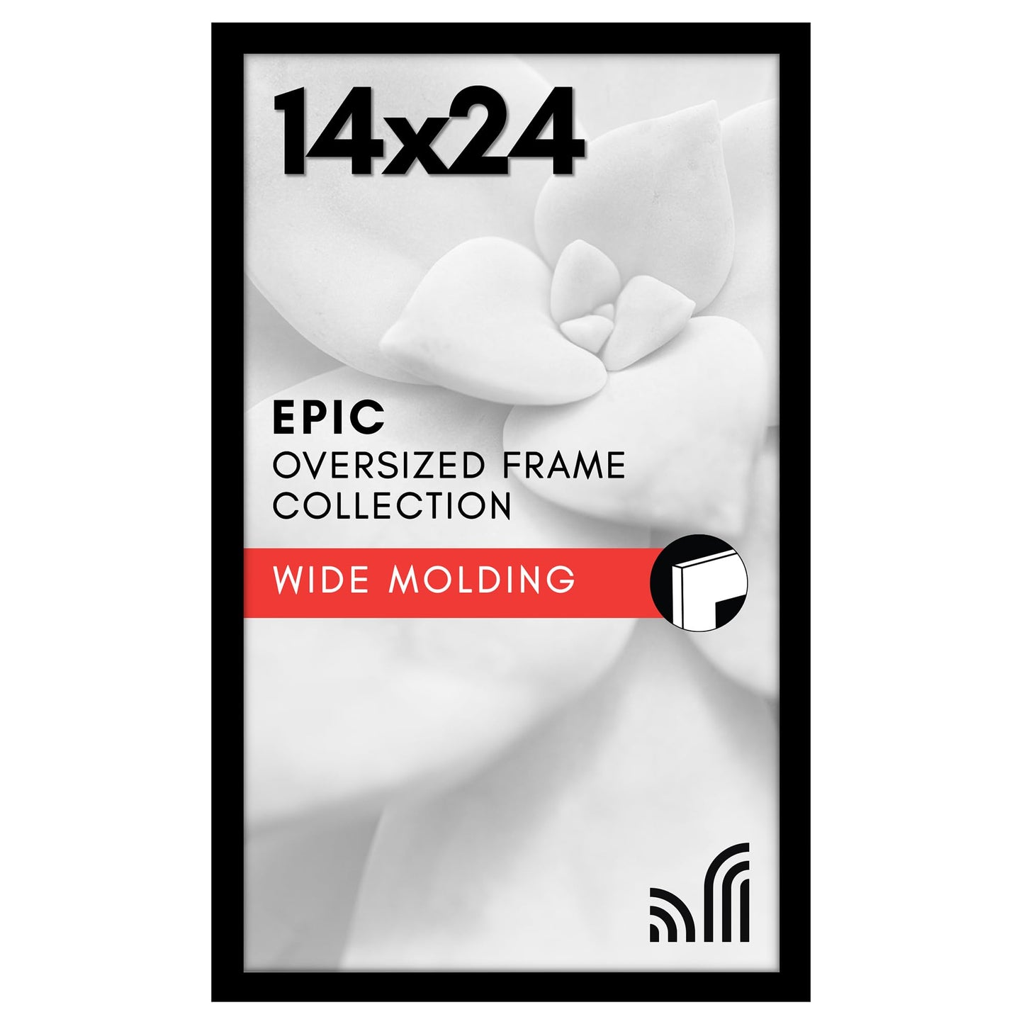 Gallery Poster Frame with Wood Grain Finish | Epic Collection