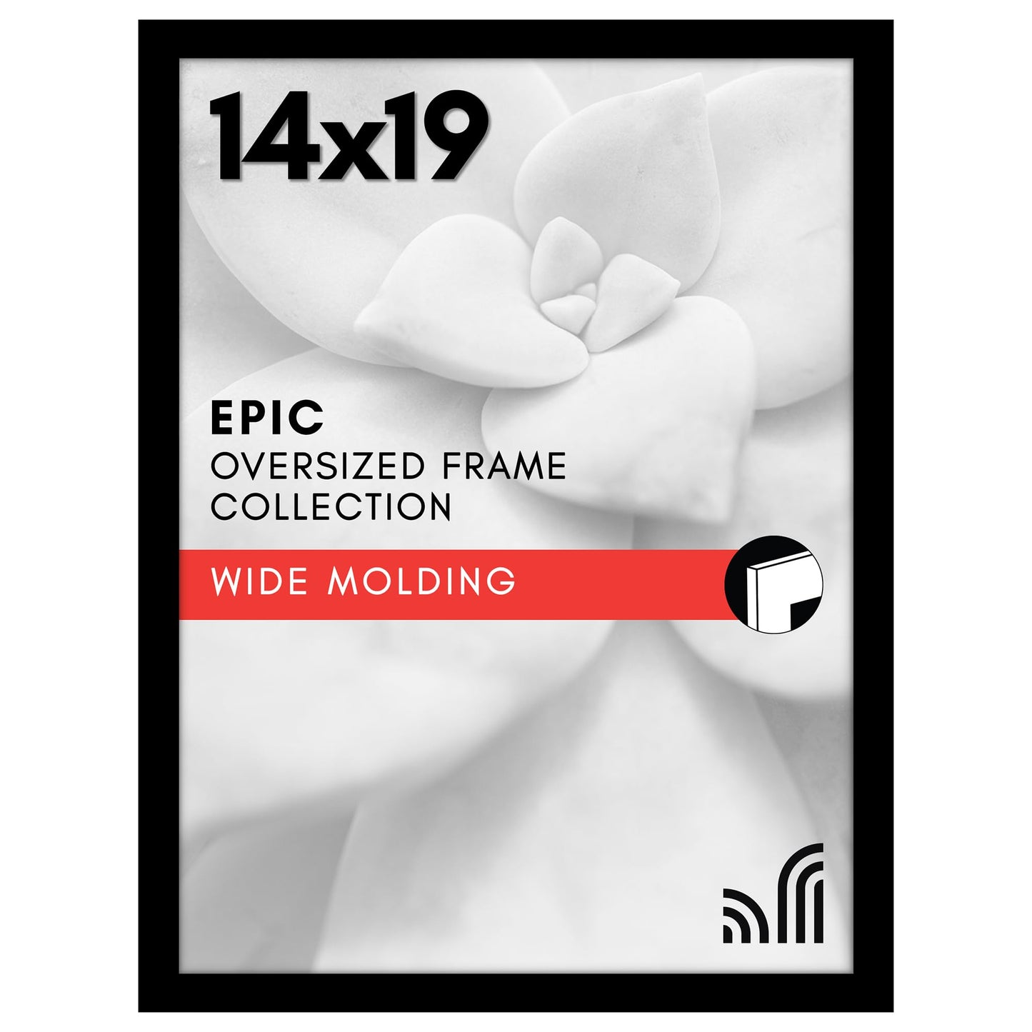 Gallery Poster Frame with Wood Grain Finish | Epic Collection